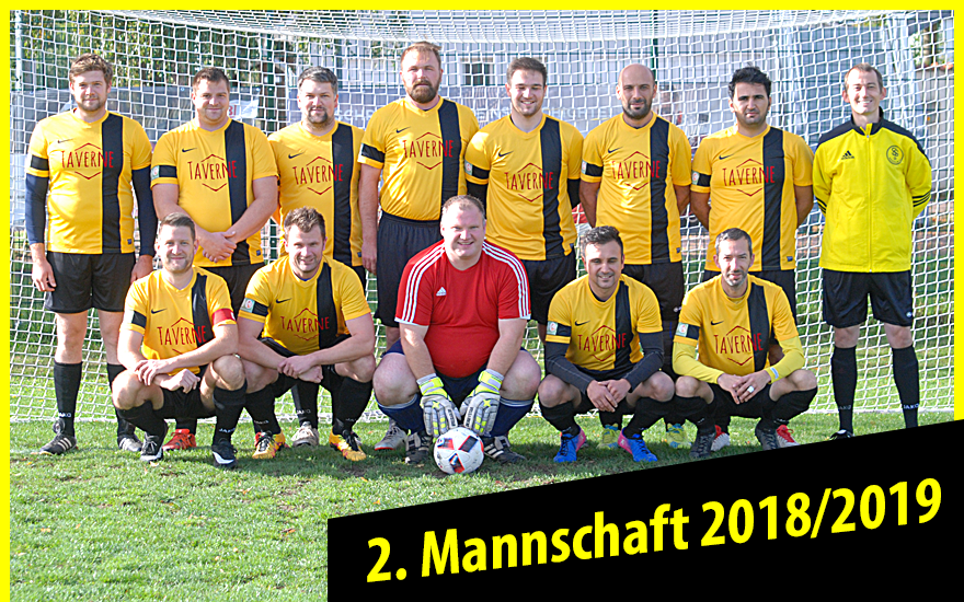 Kader 2. Mannschaft Saison 2018/2019